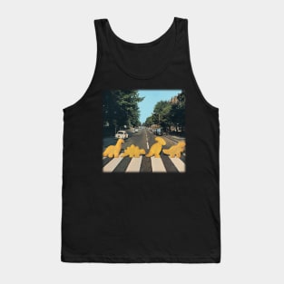 Dinosaur chicken nuggets - nuggie road Tank Top